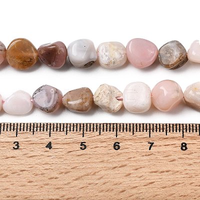 Natural Pink Opal Beads Strands G-B161-B05-1