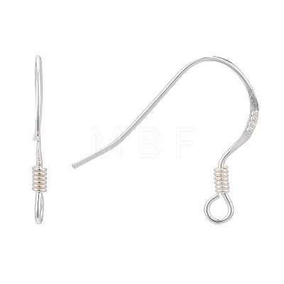 925 Sterling Silver Earring Hooks X-STER-K167-049B-S-1