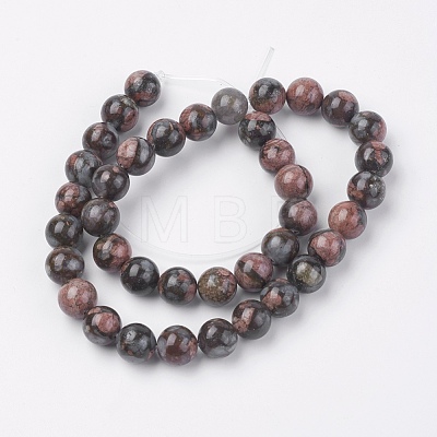 Natural Glaucophane Beads Strands G-F560-10mm-C01-1