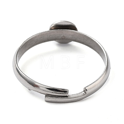 Ion Plating(IP) 304 Stainless Steel Adjustable Pad Ring Settings STAS-M333-03A-P-1