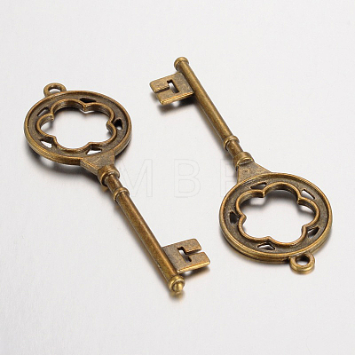 Tibetan Style Alloy Big Pendants TIBEP-3580-AB-LF-1