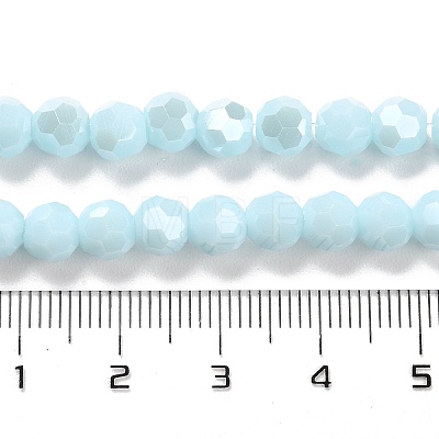 Opaque Glass Beads Stands EGLA-A035-P6mm-B10-1