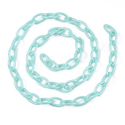 Acrylic Opaque Cable Chains X-PACR-N009-001D-1