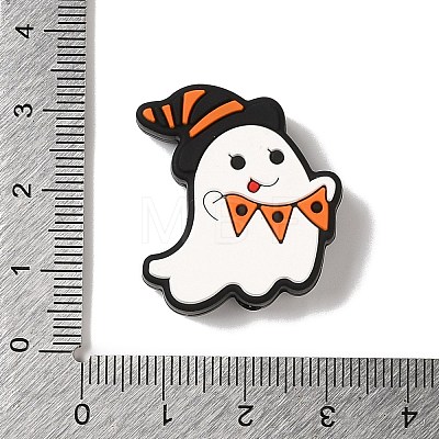 Halloween Theme Silicone Focal Beads SIL-G011-15A-1
