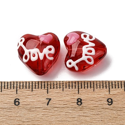 Glass Enamel Beads GLAA-Q125-01B-1