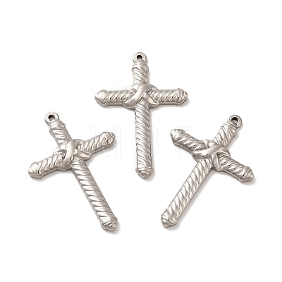 Non-Tarnish 304 Stainless Steel Pendants STAS-Q001-06P-1