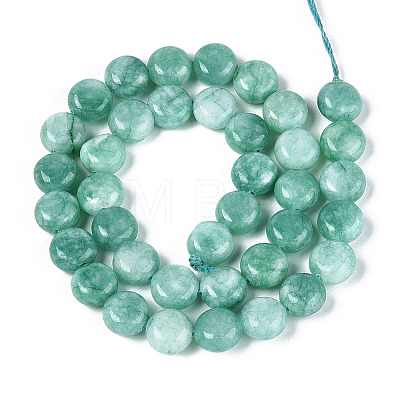 Dyed Natural White Jade Beads Strands G-T143-16D-1