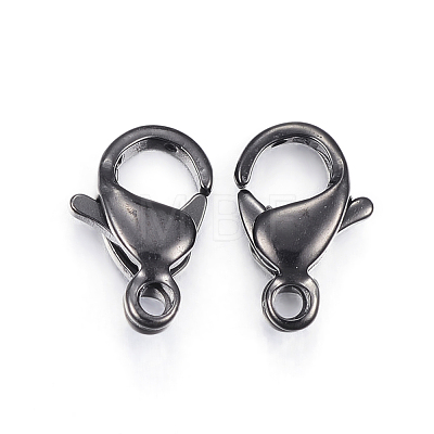 304 Stainless Steel Lobster Claw Clasps STAS-H353-C-02B-1