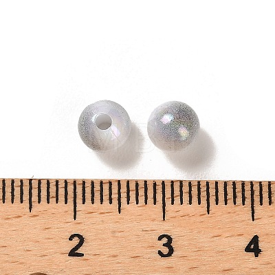 Opaque Acrylic Beads OACR-Z016-01B-07-1