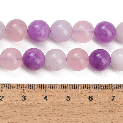 Natural White Jade & Madagascar Rose Quartz & Dyed White Jade Beads Strands GG-CBA1A62-A01-02-1