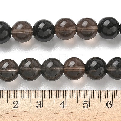 Natural Ice Obsidian Beads Strands G-P590-A03-10mm-02-1