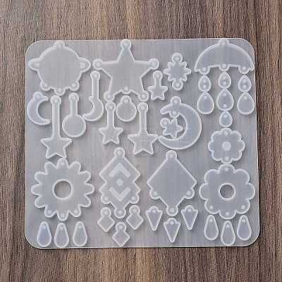 Earrings Pendants DIY Silicone Mold DIY-Q033-07B-1