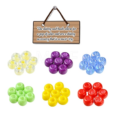 Mixed Styles Glass Round Seed Beads SEED-FS0001-17-1