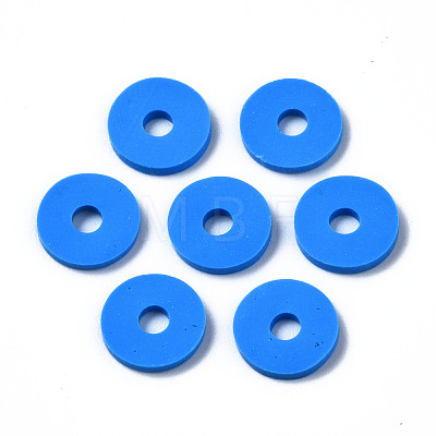 Eco-Friendly Handmade Polymer Clay Beads CLAY-R067-8.0mm-B33-1