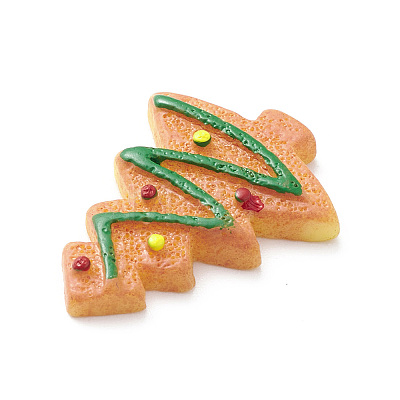 Christmas Opaque Resin & Plastic Imitation Biscuits Decoden Cabochons RESI-K019-54G-1