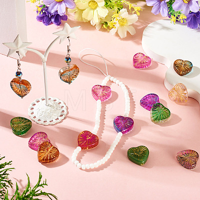 10Pcs Glass Beads GLAA-TADJ0001-09-1