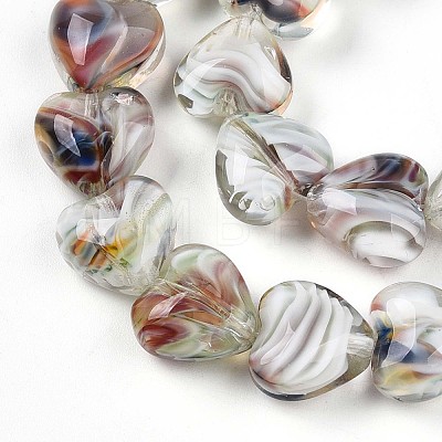 Millefiori Glass Beads Strands X-GLAA-T023-34J-1