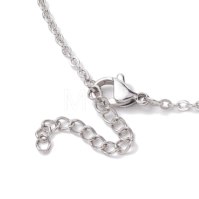 3Pcs 3 Styles 304 Stainless Steel Cable Chain Necklace Makings NJEW-JN04934-02-1