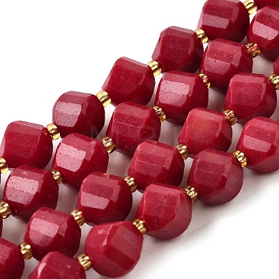 Natural Quartz Dyed Beads Strands G-U023-A02-07-1