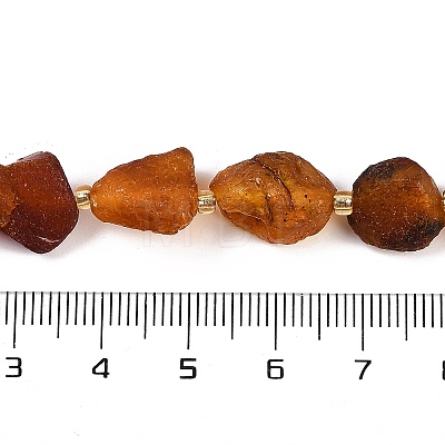 Raw Rough Natural Amber Beads Strands G-B125-C01-01-1