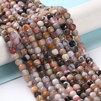 Natural Pink Opal Beads Strands G-M421-B03-01-1