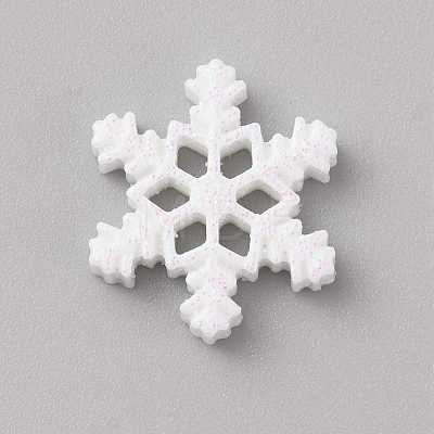 Christmas Opaque Resin Cabochons LS-RESI-WH0038-06C-1