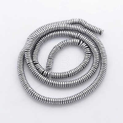 Electroplate Non-magnetic Synthetic Hematite Beads Strands G-J216F-08-1
