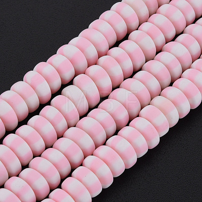 Handmade Polymer Clay Beads Strands CLAY-N008-042K-1