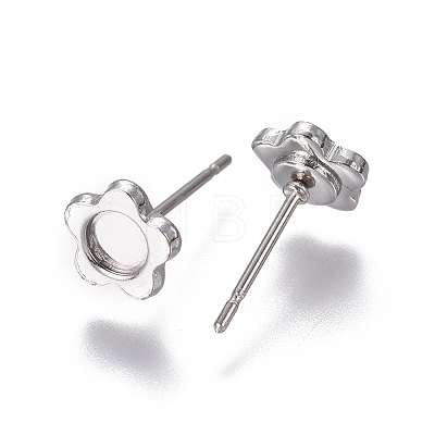 Non-Tarnish 304 Stainless Steel Ear Stud Components LS-STAS-F222-046-1