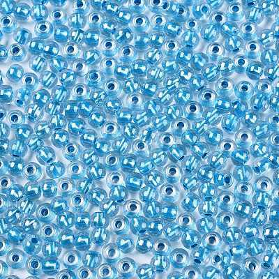 6/0 Transparent Inside Colours Glass Seed Round Beads X1-SEED-N006-004D-1