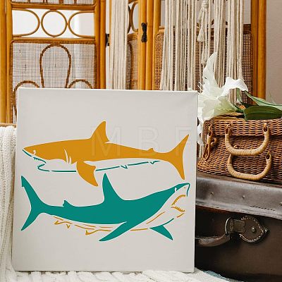 Large Plastic Reusable Drawing Painting Stencils Templates DIY-WH0202-212-1