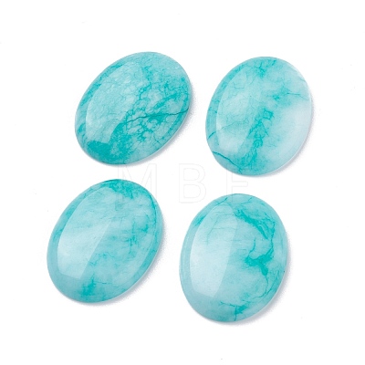 Natural White Jade Cabochons G-P393-I23-1