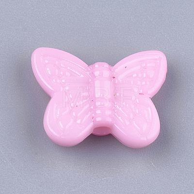 Opaque Solid Color Acrylic Beads MACR-T030-10-1