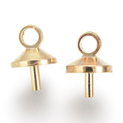 Brass Peg Bails Pendants X-KK-Q675-87-1