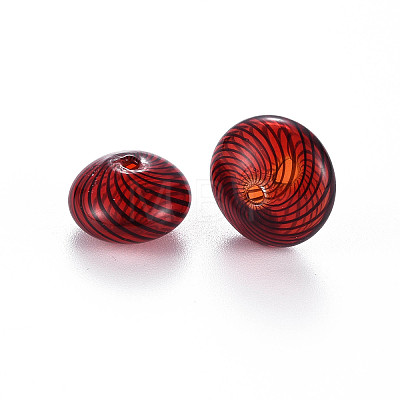 Transparent Handmade Blown Glass Globe Beads LS-X-GLAA-T012-19A-1
