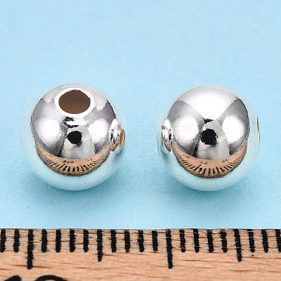 925 Sterling Silver Beads STER-S002-12-8mm-1