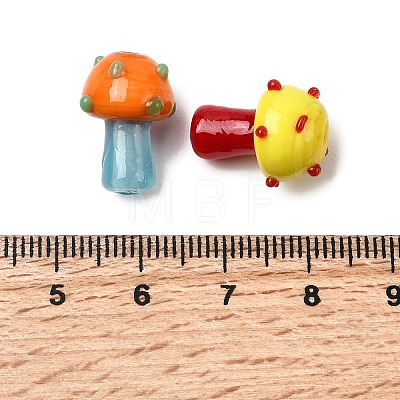 Opaque Glass Beads EGLA-L047-09-1