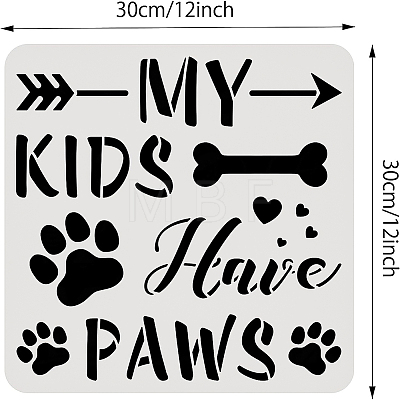 Plastic Reusable Drawing Painting Stencils Templates DIY-WH0172-960-1