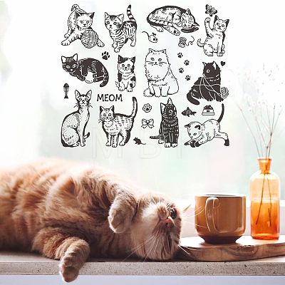 Self-Adhesive Silk Screen Printing Stencil DIY-WH0338-053-1