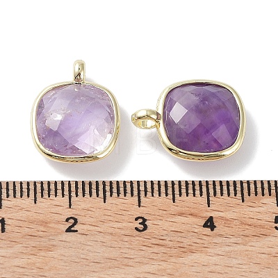 Natural Amethyst Pendants G-G012-09E-02-1