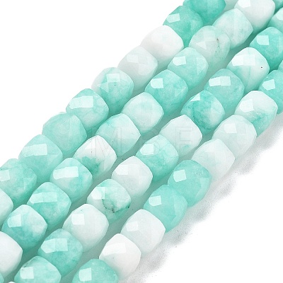 Natural Quartz Imitation Amazonite Beads Strands G-C179-B21-01-1