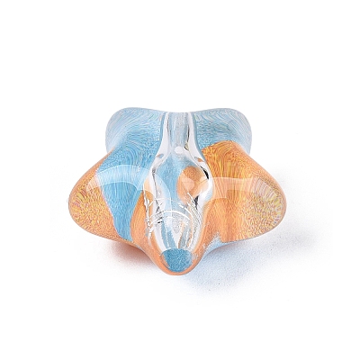 Printed Transparent Acrylic Beads OACR-N161-07B-1