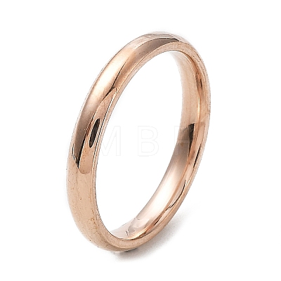 Ion Plating(IP) 304 Stainless Steel Flat Plain Band Rings STAS-I160-D-20mm-RG-1
