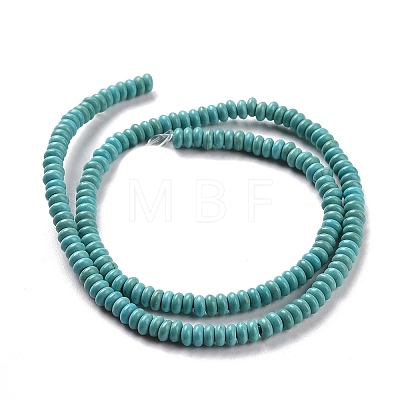 Synthetic Turquoise Bead Strands G-P286-05-4mm-01-1