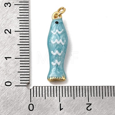Brass Enamel Pendants LS-KK-H092-08G-04-1
