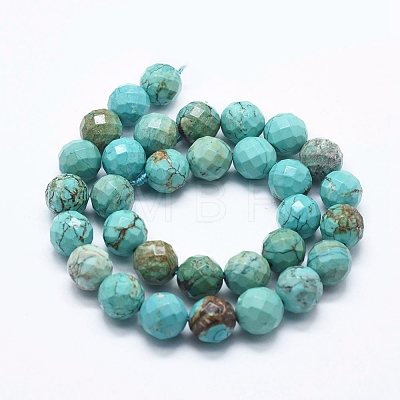 Natural Magnesite Beads Strands G-D0012-01E-1