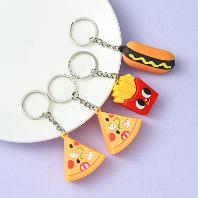 PVC Plastic Pendant Keychain KEYC-YW0001-13-1