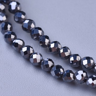 Terahertz Stone Beaded Necklaces NJEW-K114-C-A22-1
