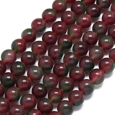 Natural Malaysia Jade Beads Strands G-B165-C03-8mm-1