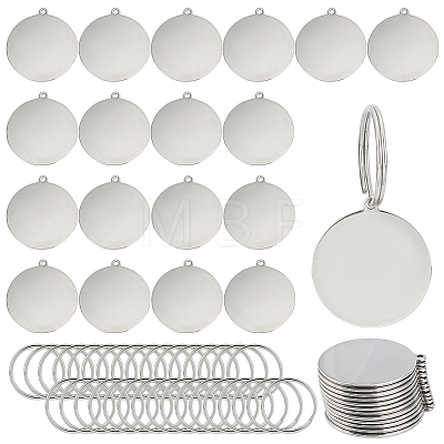 DIY Stainless Steel Keychain Making Kits DIY-OC0014-11A-1
